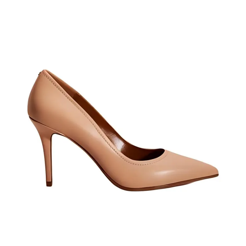 COACH Waverly Slim Heel High Heels 8.2cm Women's Umber-1
