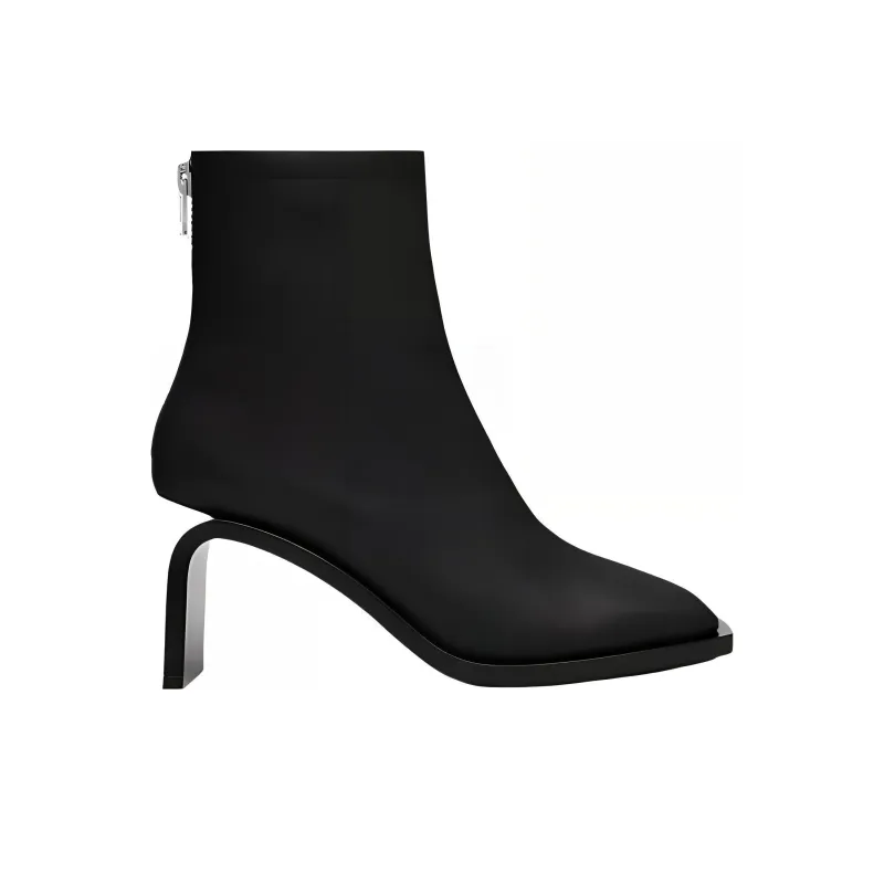 Courrèges Stream Leather Ankle Boots-1