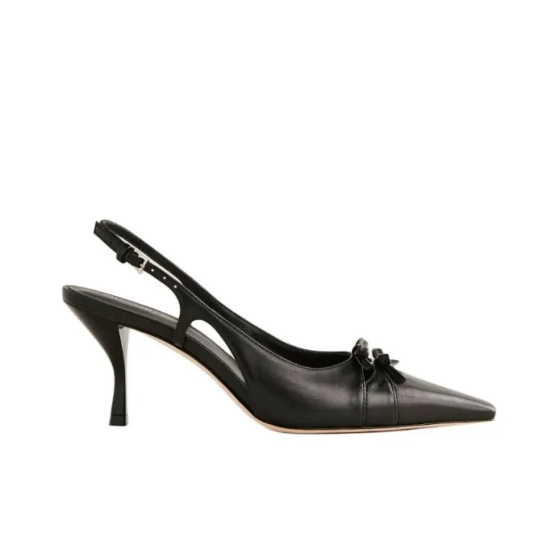 REFORMATION Noreen High Heels 7.5cm Women's Black-1