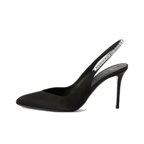 SAINT LAURENT 80mm Slingback Leather Pumps