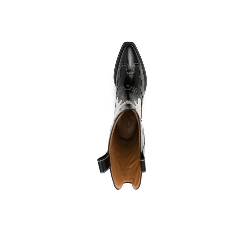 GANNI Western-panelled Boots-4
