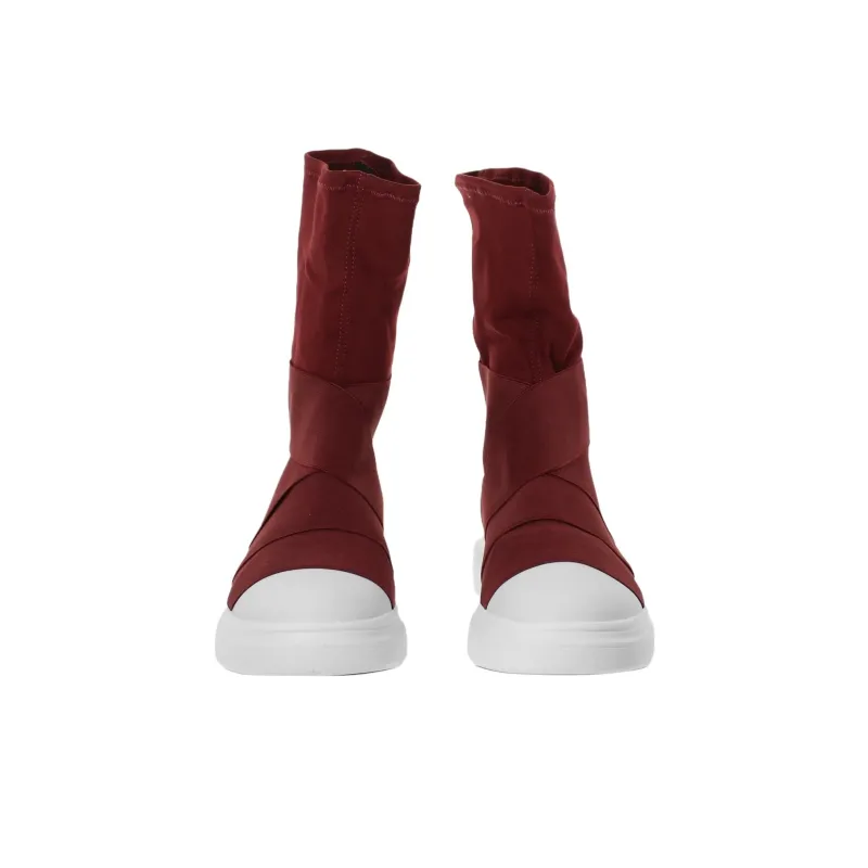 FESSURA Edge Midmask Ankle Boots 4cm Women's Red-3