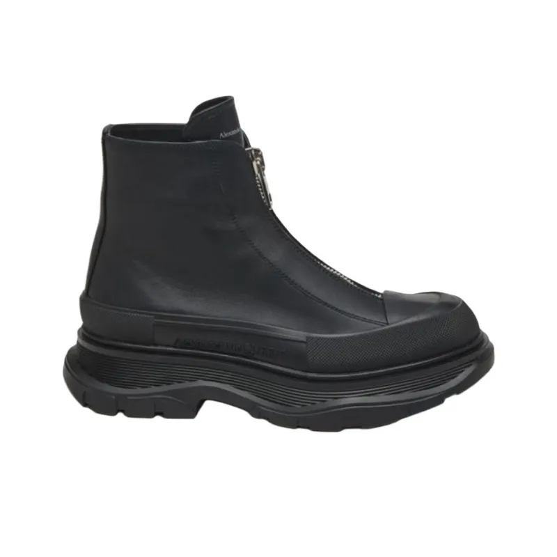 Alexander McQueen Tread Slick Zip Detailed Boots Women's-1