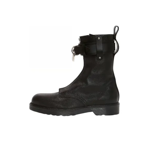 JW Anderson Padlock Ankle boots PVC Men's Black