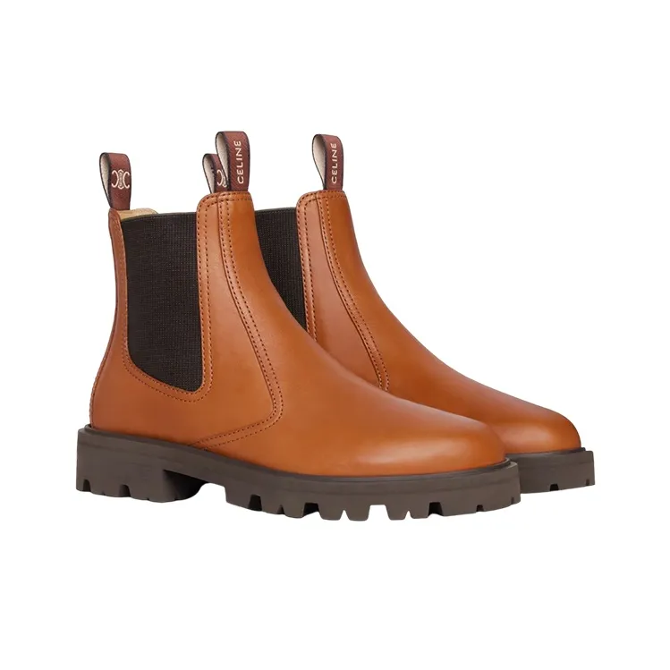 CELINE Chelsea Boots Women's Honey-2