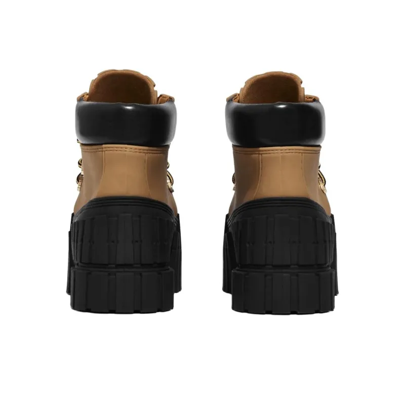 MSCHF Ankle Boots Unisex Black Brown-3