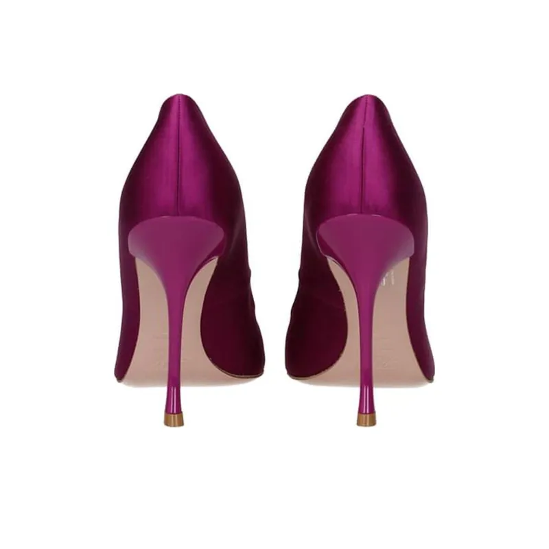 Roger Vivier Slim Heel High Heels 10cm Women's Purple-4