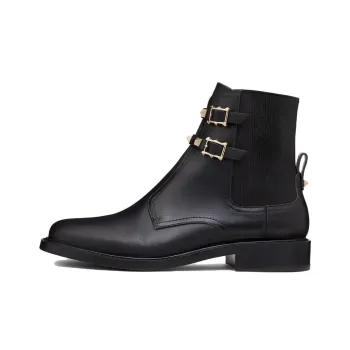 Valentino ROCKSTUD GARAVANI Ankle Boots 2cm Women's Black