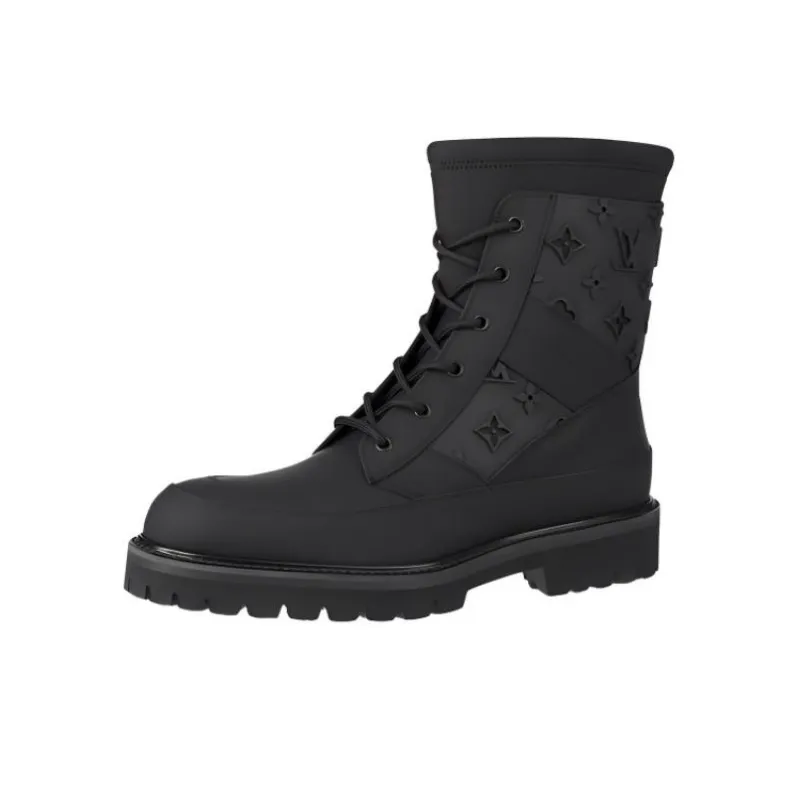 LOUIS VUITTON Landscape Boots 'Black Monogram'-0