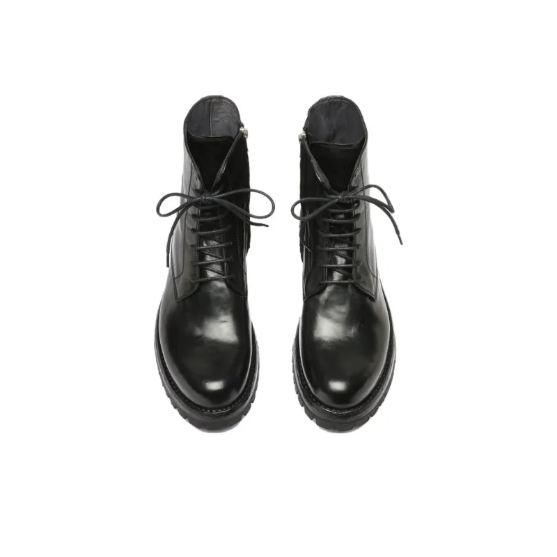 Officine Creative Lace up Leather Boots-3