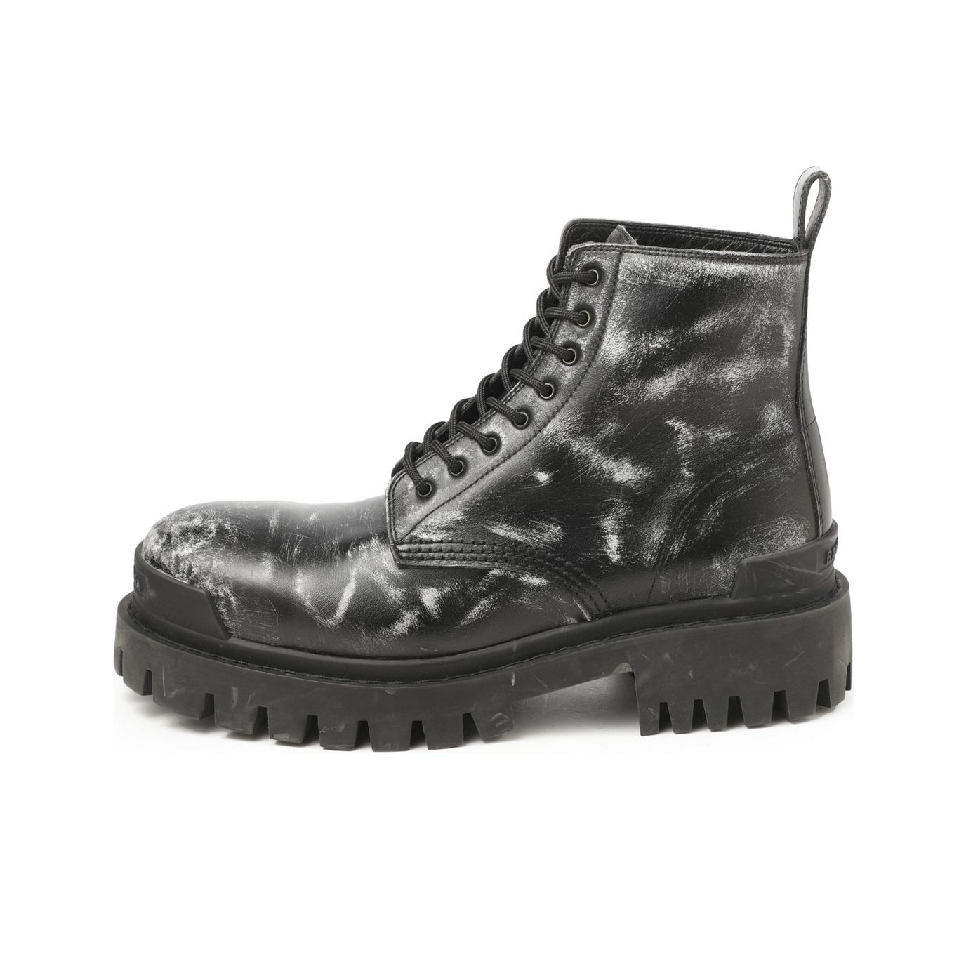 Balenciaga black leather boots best sale