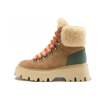 WOOLRICH Ankle Boots Women's Caramel Beige