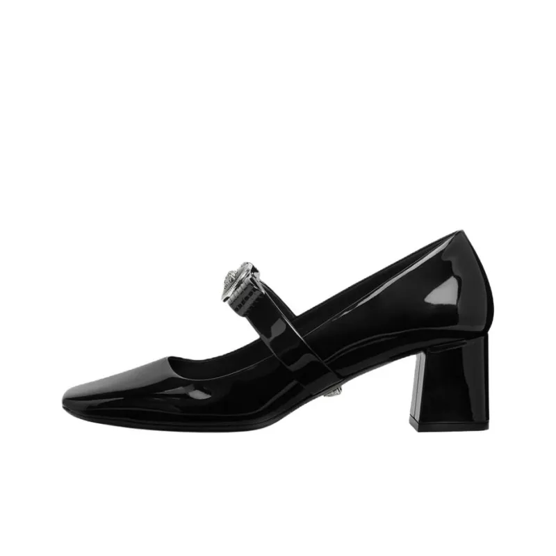 FANSIZHE Gianni Ribbon High Heels 5.5cm Women's-0