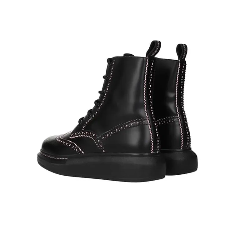Alexander McQueen Hybrid Ankle Boots 'Core Black' Women's-2
