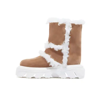 Casadei Dolomiti Marica Faux Fur Detailed Boots Women's