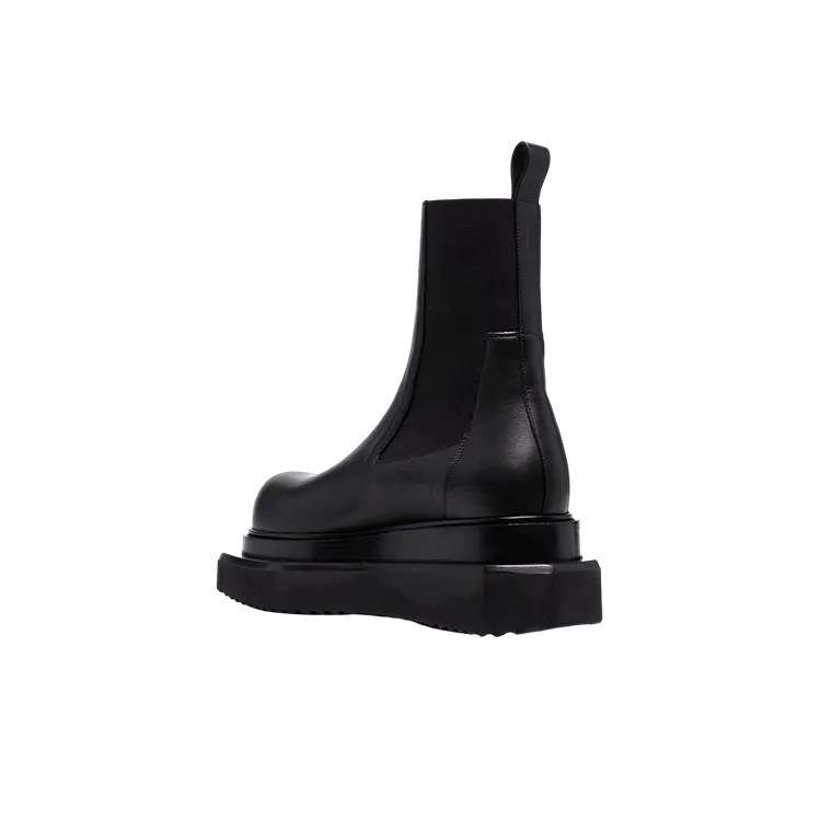 RICK OWENS/RO Short Chelsea Boots Women's Black-3