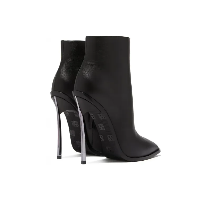 Casadei Pointed Leather Boots-4
