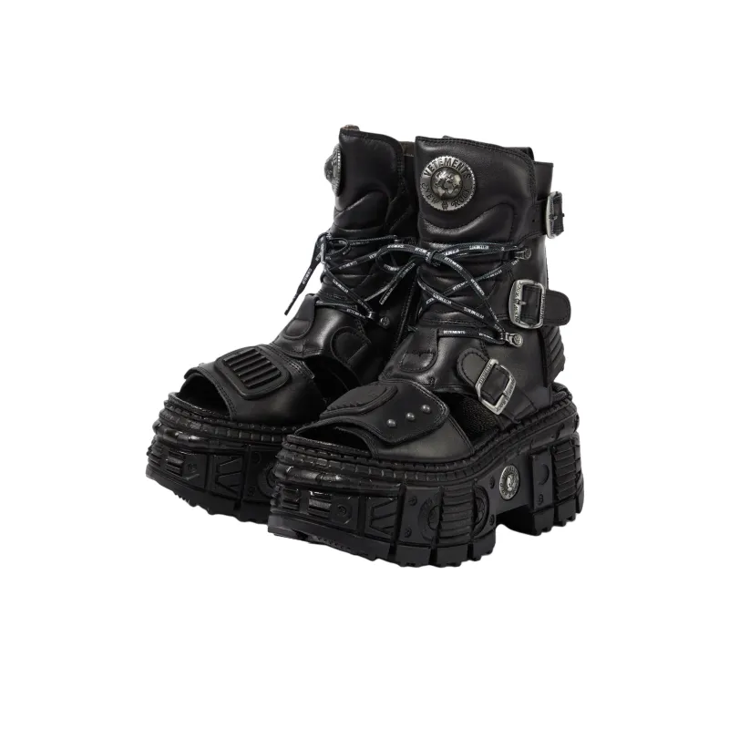 Vetements Ankle Boots 9cm Women's Black-2