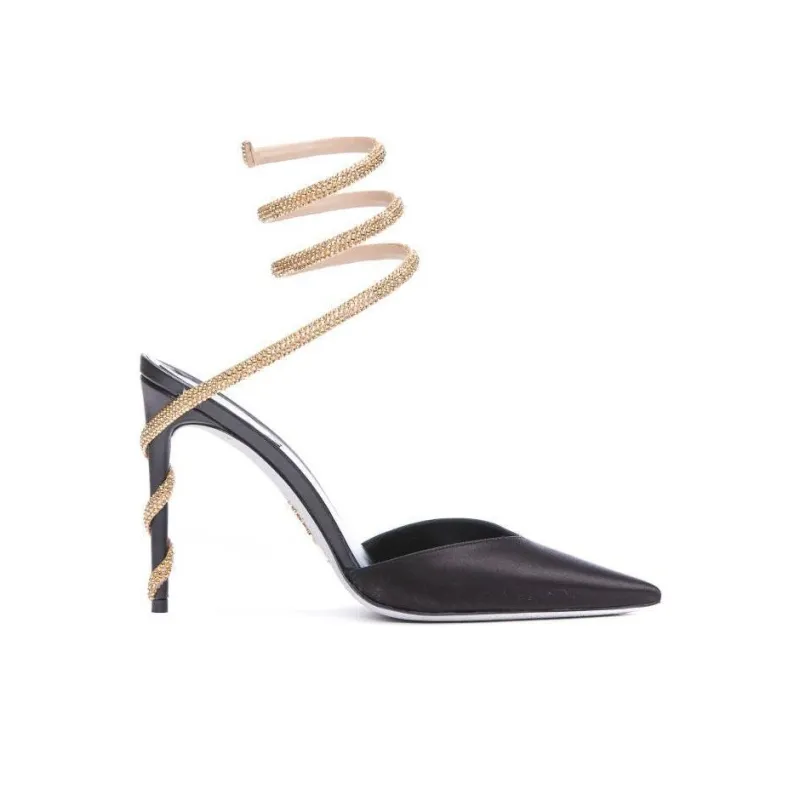 René Caovilla Margot 120mm Crystal-embellished Pumps-1