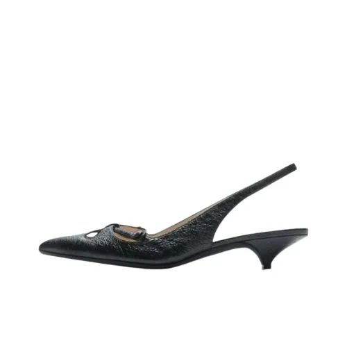 Nº21 Bow-detail Slingback Pumps