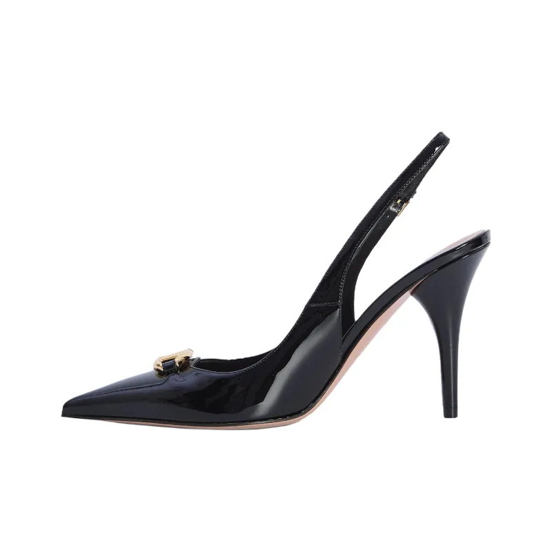 Valentino The Bold Edition VLogo Slingback Pumps-0