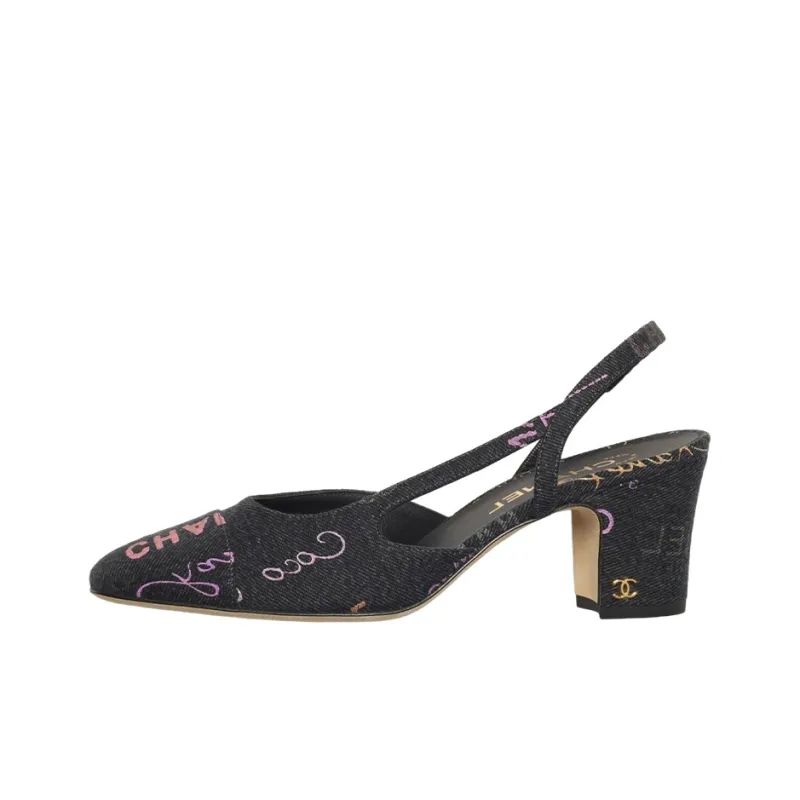 CHANEL Stylish Sandals Women's Black-0