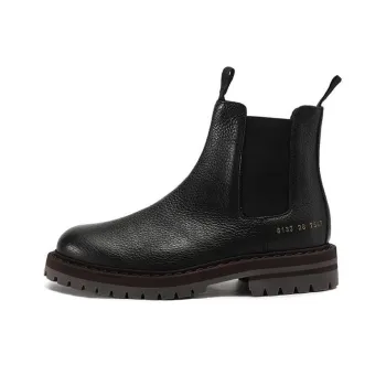 COMMON PROJECTS Serial number Leather Chelsea Boots