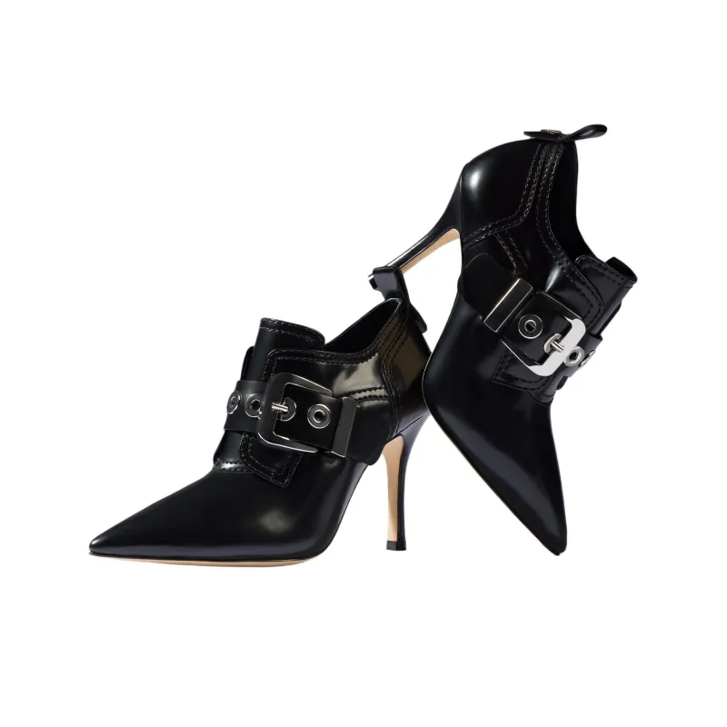 Larroude Stewart Ankle Boots 9.6cm Women's Black-3