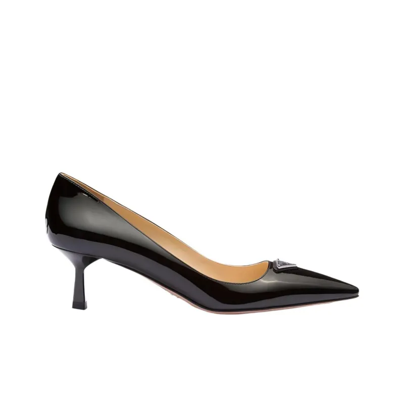 PRADA Slim Heel High Heels 5.5cm Women's Black-1