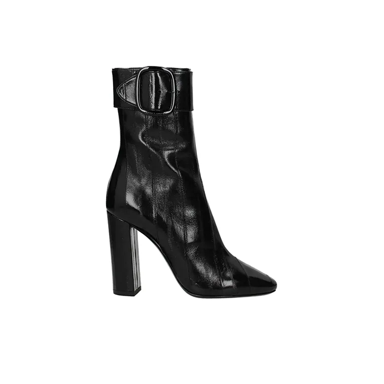 SAINT LAURENT Joplin Ankle Boots Women's Black-1