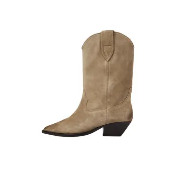 ISABEL MARANT Duerto Ankle Boots 5cm Women's Beige