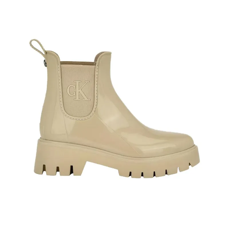 CALVIN KLEIN Wende Chelsea Boots 5.4cm Women's Beige-1