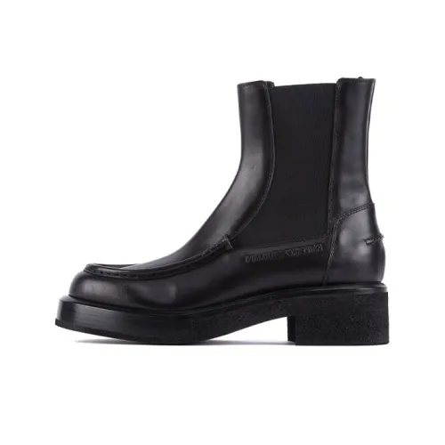 EMPORIO ARMANI Short Chelsea Boots Women's Black