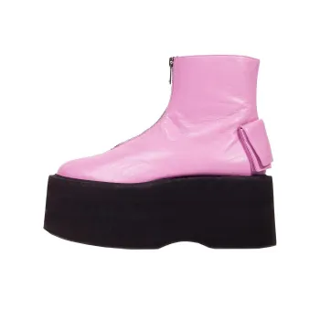 NATASHA ZINKO Zip-front 80mm Platform Boots