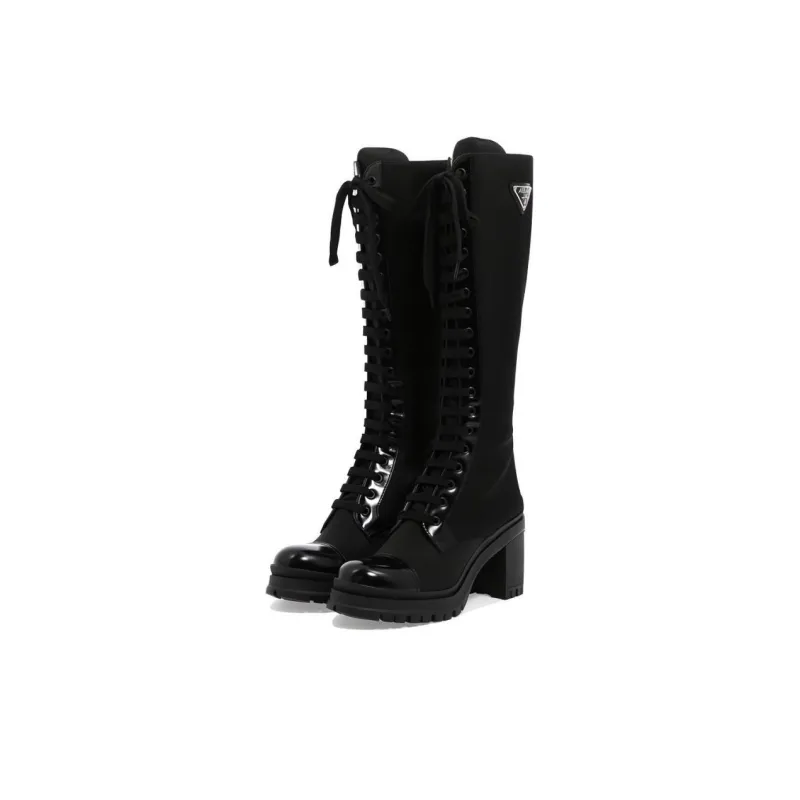 PRADA Knee-high Boots Women's Black-2