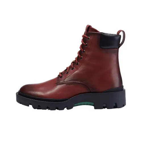 COACH CitySole Ankle Boots Men's Red