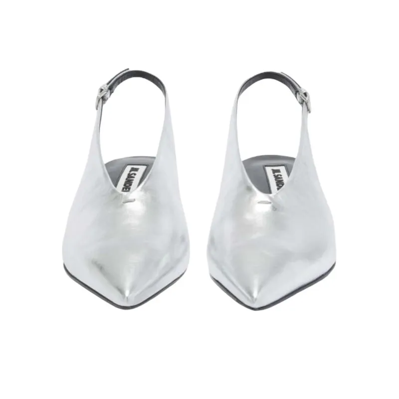 JIL SANDER High Heels Women's Silver-4
