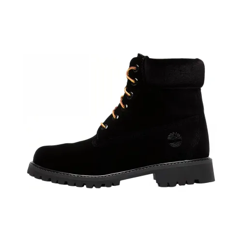 OFF WHITE X Timberland Black Velvet Women's