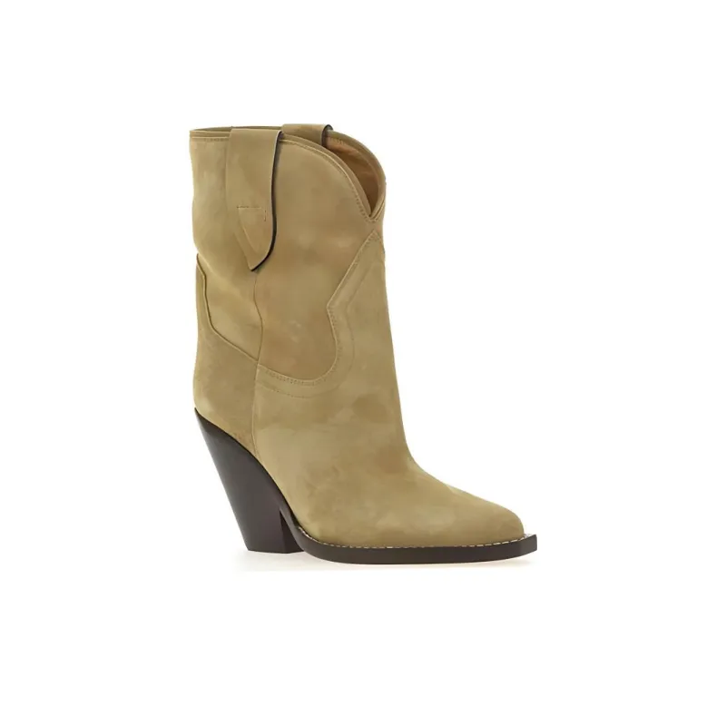 ISABEL MARANT Leyane Ankle Boots Women's Umber-3