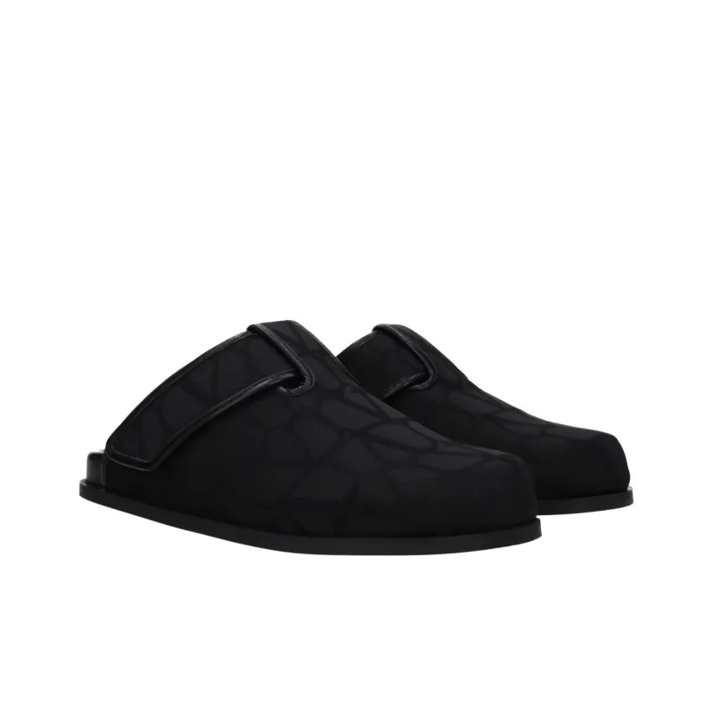 Valentino GARAVANI Wrap toe Slippers Men's Black-2