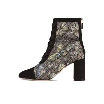 DIOR Naughtily-D Ankle Boots 8cm Women's Black