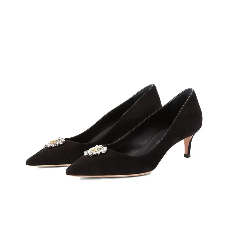 Giuseppe Zanotti/GZ Slim Heel High Heels 5cm Women's Black-2