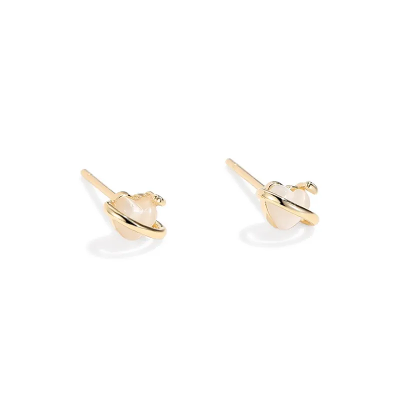 LOOK NICE 925 Sterling Silver Needle Stud Earrings Women's-2