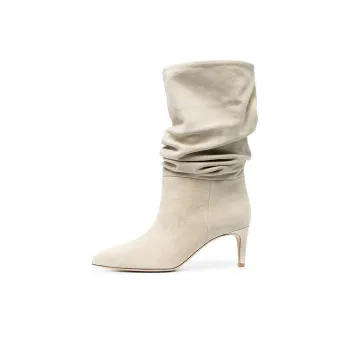 Paris Texas Velour Slouchy Boots