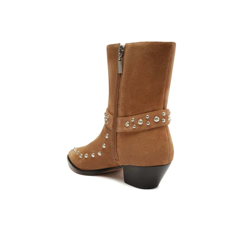 Schutz Rhiannon Ankle Boots 4cm Women's Brown-3