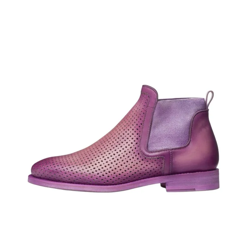 Magnanni Celeste Ankle-Length Chelsea Boots Women's Purple-0