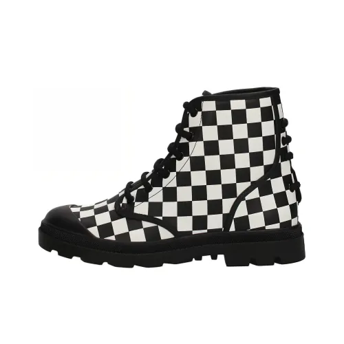 GIVENCHY Ankle Boots Men's Black White