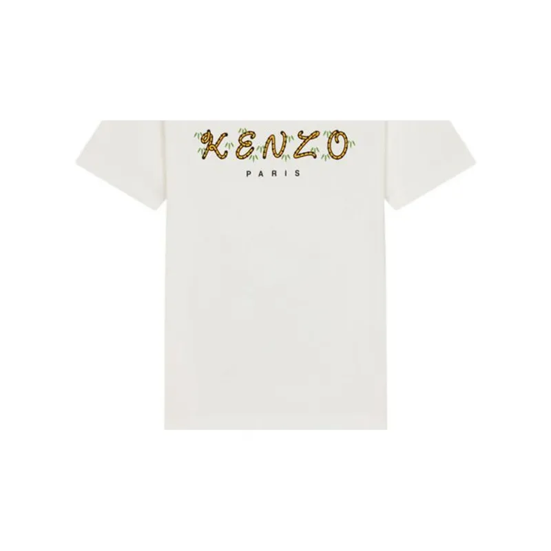 KENZO X Nigo Tiger Tail Relaxed T Shirt Off White-3