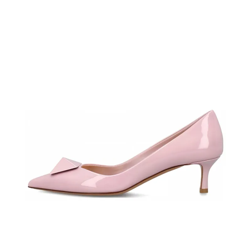 Valentino Garavani Rockstud Pointed Toe Slip On Pumps-0