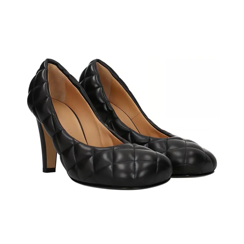 Bottega Veneta Cone Heel High Heels Women's Black-1